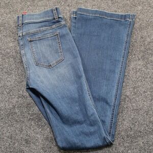 SPANX Flare Jeans Women Size XS Blue Denim High Rise Stretch Pants